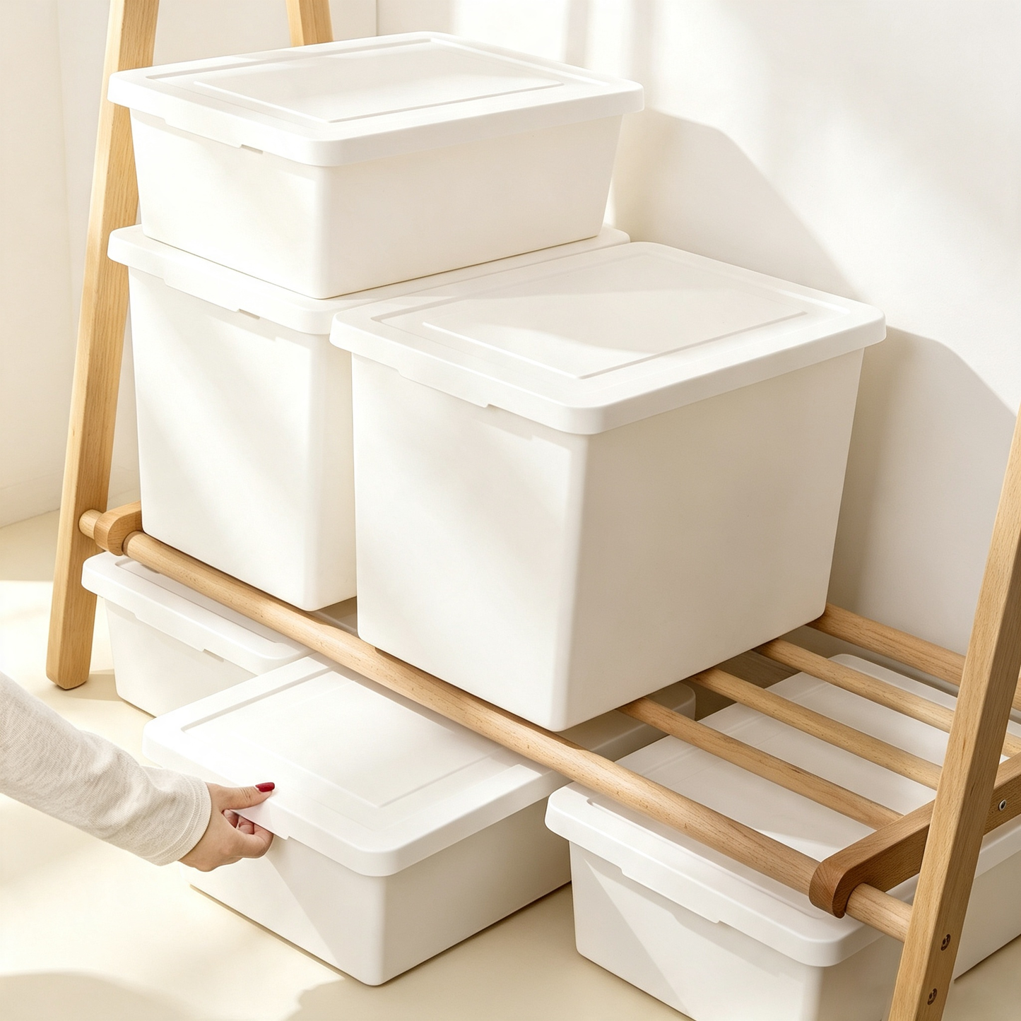 Japanese Minimalist Lidded Storage Box