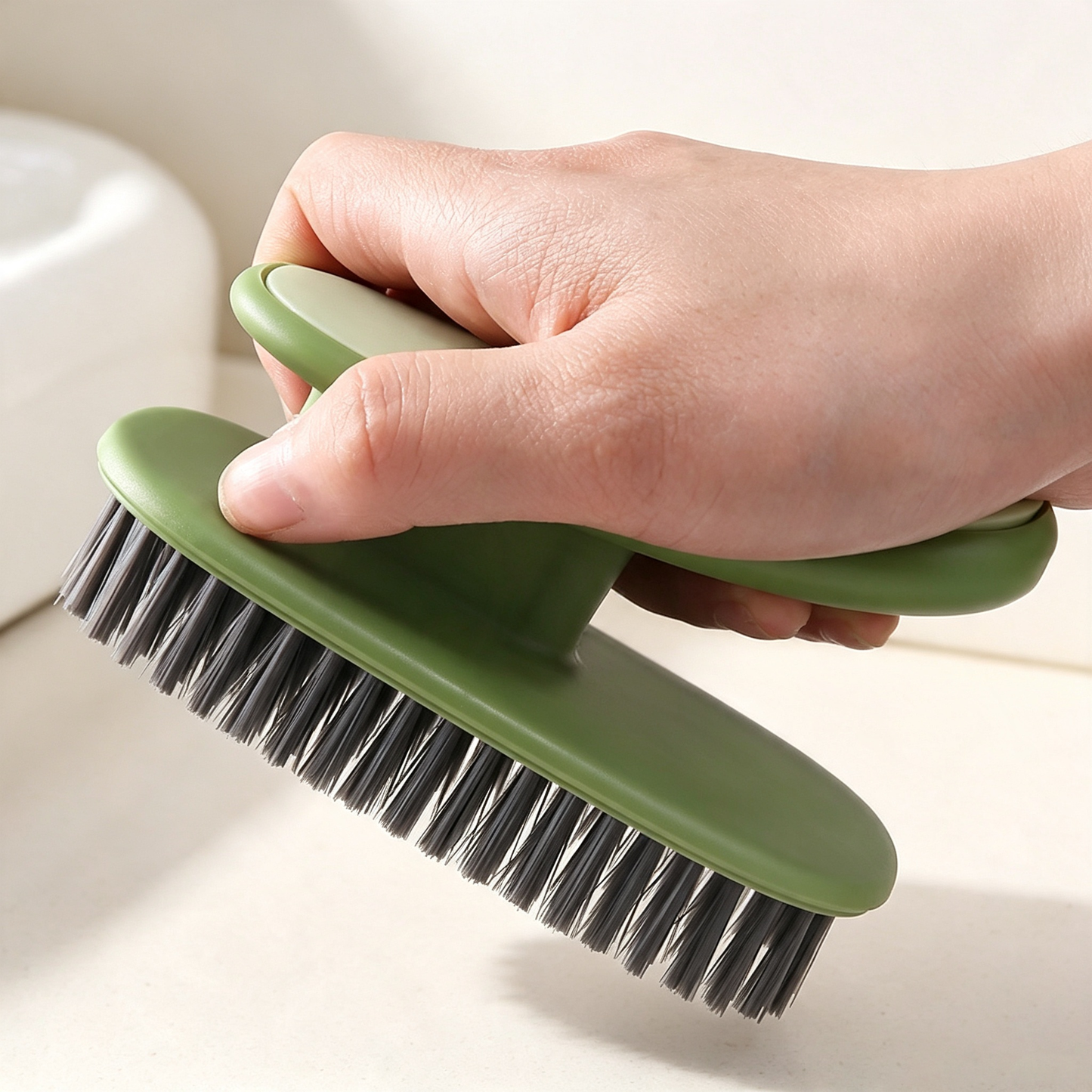 Multi-functional Soft-Bristle Cleaning Brush (Long-handled Household Shoe & Laundry Brush)