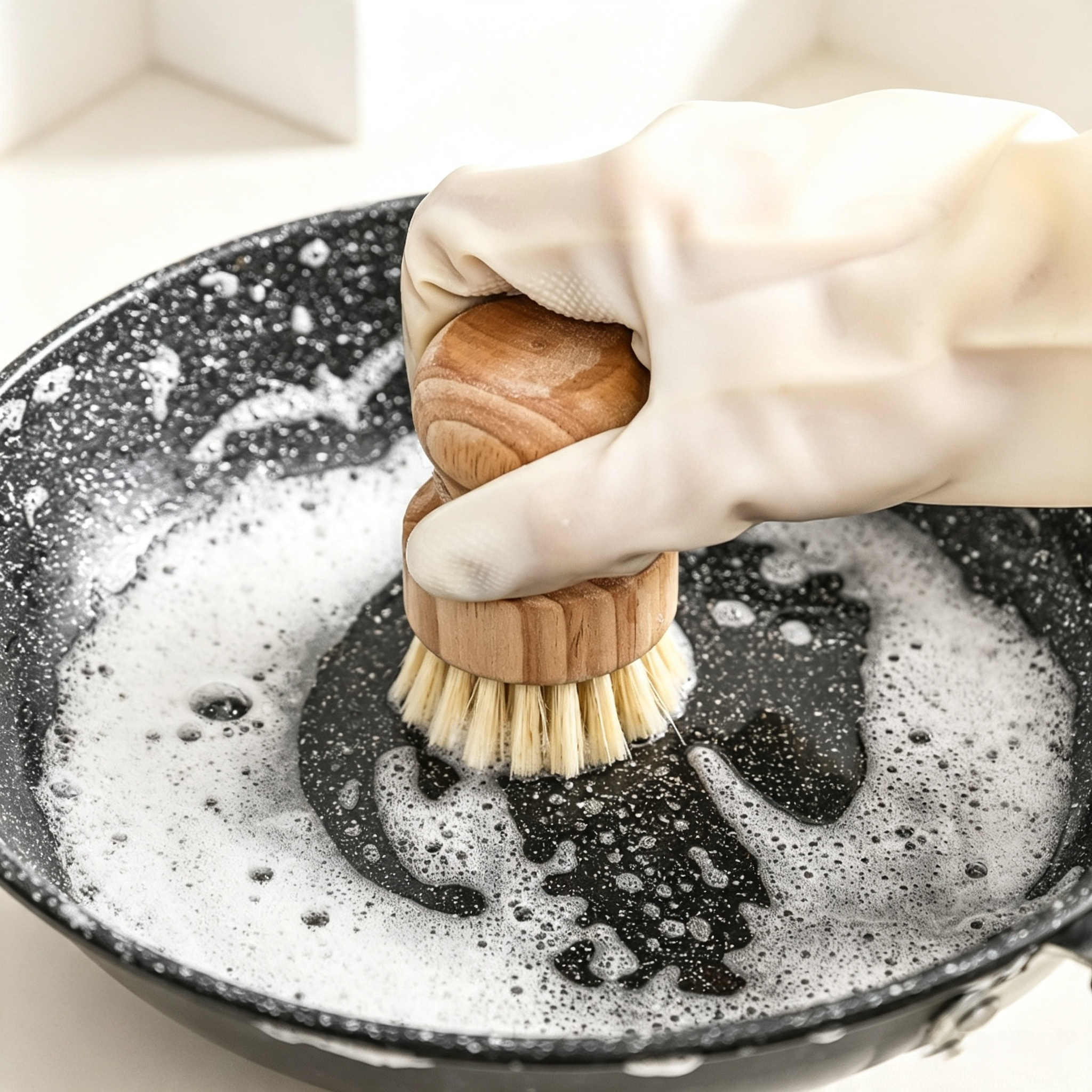 Natural Sisal Wooden Cleaning Brush (Multi-functional Kitchen Pot, Dish & Vegetable Scrubber)