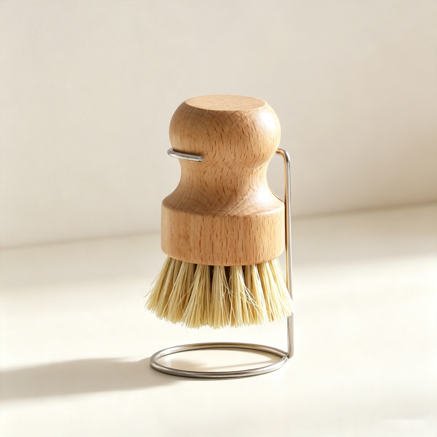 Natural Sisal Wooden Cleaning Brush (Multi-functional Kitchen Pot, Dish & Vegetable Scrubber)